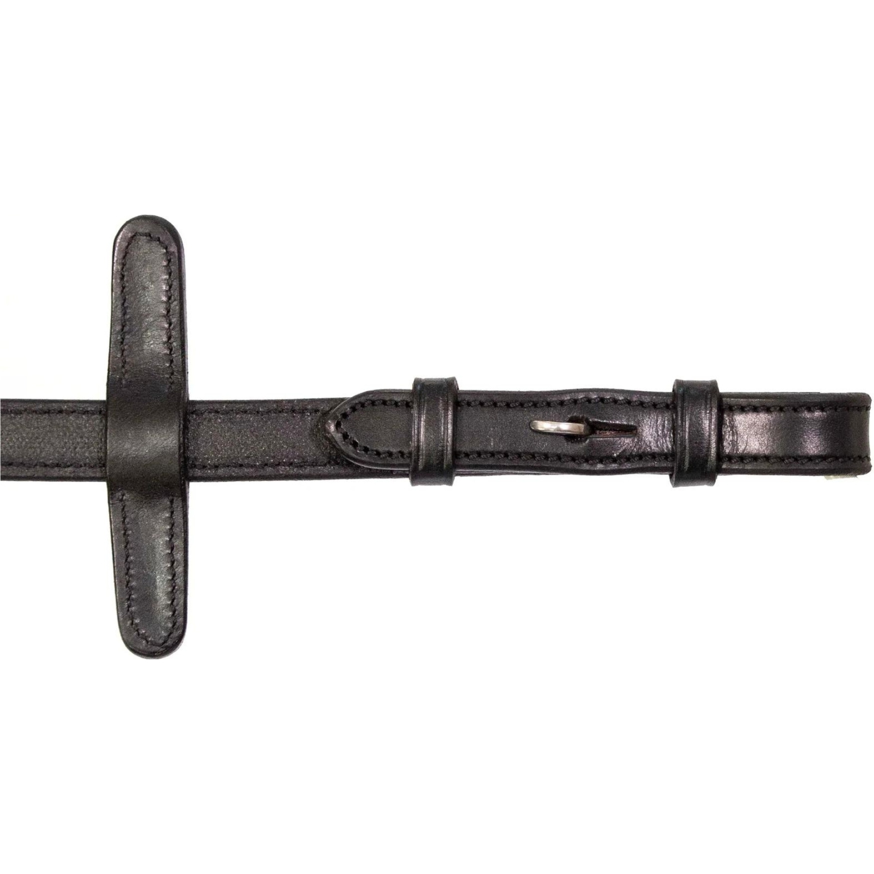 Henry James BioThane Bio Grip Rubber Reins RR4 - BLACK
